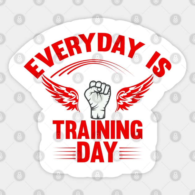 Everyday is training Day Sticker by tovuyovi.art